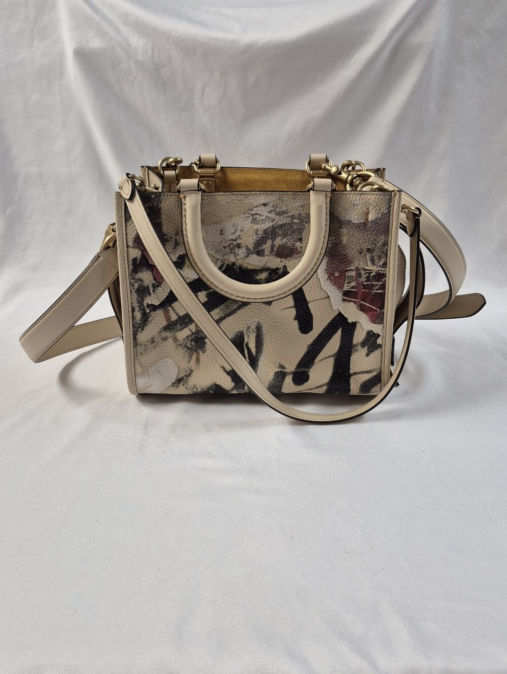 Coach X Mint & Serf Ivory/Multi Graffiti Rogue 25 Cd7… - Gem